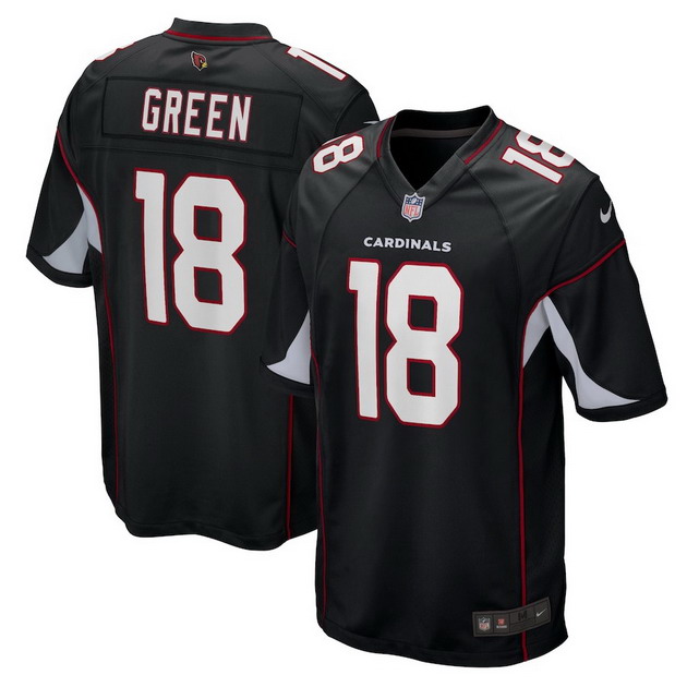 mens nike aj green black arizona cardinals game jersey